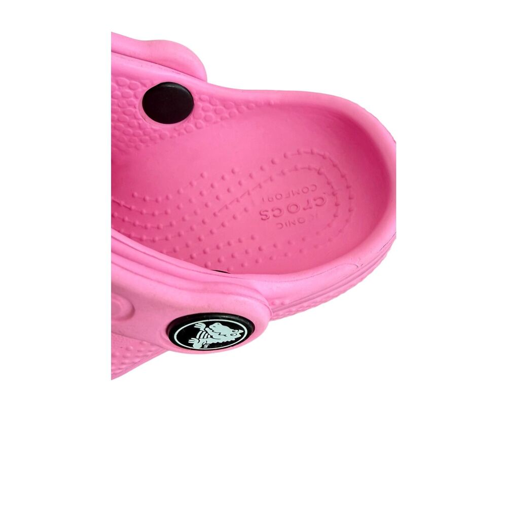 Crocs Classic Clog Taffy Pink Toddler Kids Slip On Sandals size C6 - Picture 6 of 8